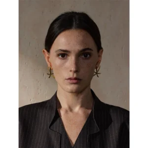 Boucles d'oreilles étoiles de mer dorées fines