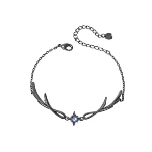 Bracelet design avec étoile noire