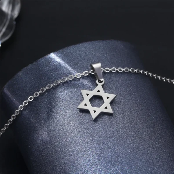 Argent 925 Sterling Pendentif Pendentif Étoile De David En Argent Sterling 925 - Bijou Unisex, Design Délicat - Symbole De Protection Argent 925 Sterling Pendentif Pendentif Étoile De David En Argent Sterling 925 - Bijou Unisex, Design Délicat - Symbole De Protection
