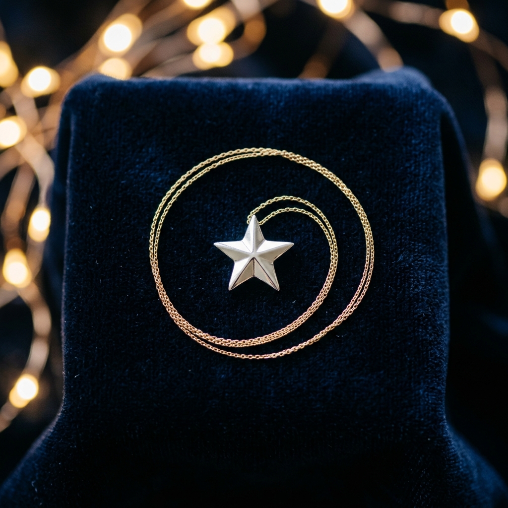 Pendentif étoile à 5 branches signification - illustration